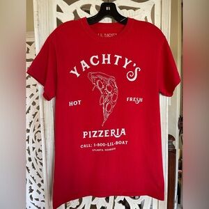 Lil Yachty 2017 “Yachty’s Pizzeria” Tour T-Shirt Red Unisex Small
